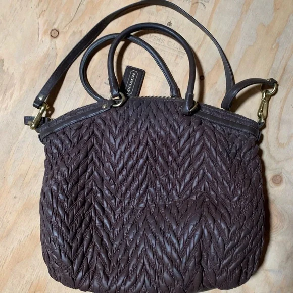 Brown Coach Purse - Picture 3 of 6